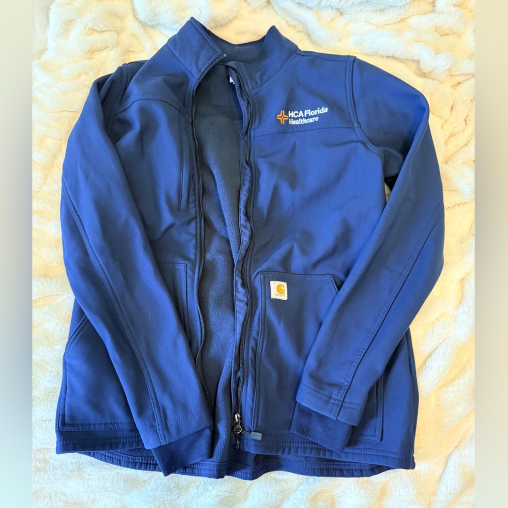 Carhartt Navy Zip-Up Jacket